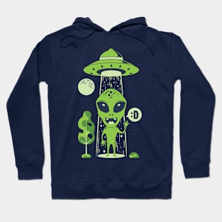 Greeting Alien Hoodie